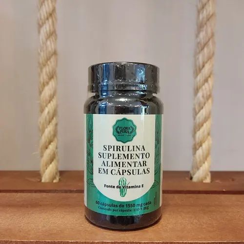 SPIRULINA SUPLEMENTO ALIMENTAR 60 CAPS