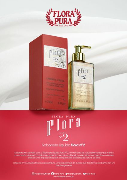 SABONETE LIQUIDO FLORA N2
