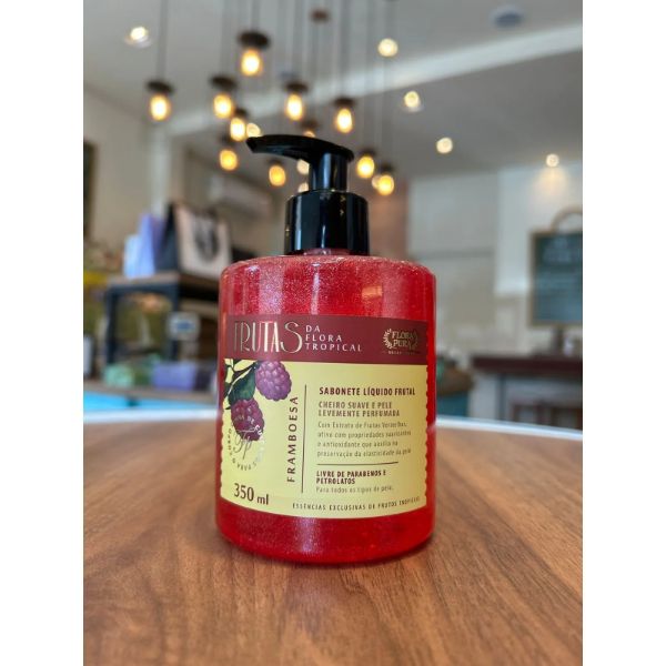 SABONETE LIQUIDO LINHA FRUTAS DE FLORA